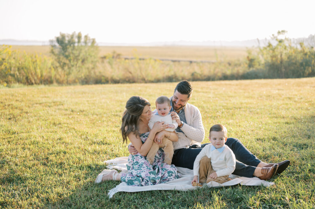 Family lifestyle session in-home Charleston