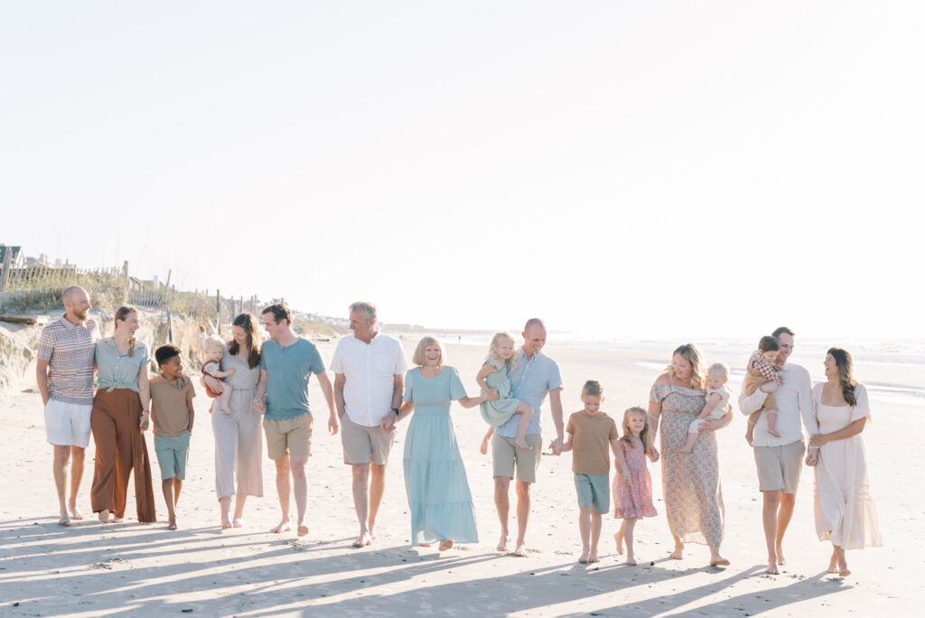 beach vacation photo session