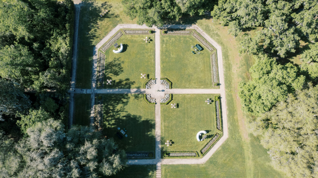Drone photoshoot for weddings