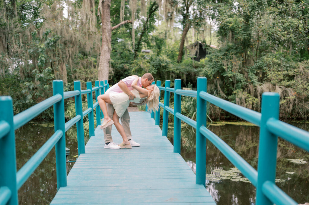 Charleston engagement photographer documenting a surprise proposal